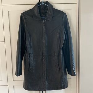 Anne Klein Leather Coat